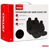 Amio Universalūs sėdynių užvalkalai SC-11 - juoda