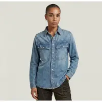 G-Star 2-pocket Regular Shirt - Light blue - Women