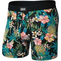 Saxx - Vandretøj - Daytripper Comfort Stretch BB Fly Pineapple Field/Black til Unisex - Størrelse S