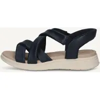 Caprice Sandal, blue, made of Leather without heel, Size 37