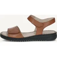 Caprice Heeled sandal, brown, made of Leather without heel, Size 38