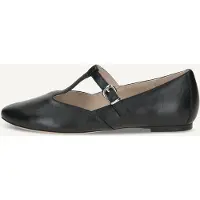 Caprice Slipper, black, made of Leather with Block heel, Size 40