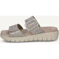 Caprice Mule, white, made of Leather without heel, Size 36