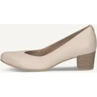 Caprice Pumps, beige, made of Leather with Block heel, Size 39