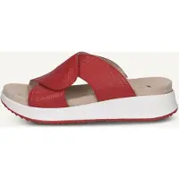 Caprice Mule, red, made of Leather without heel, Size 39