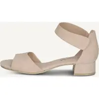 Caprice Heeled sandal, beige, made of Leather with Block heel, Size 37.5