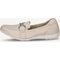 Caprice Moccasin, beige, made of Leather without heel, Size 41