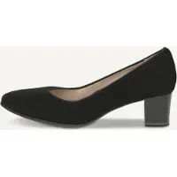 Caprice Pumps, black, made of Leather with Block heel, Size 42