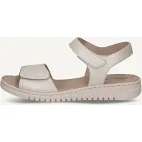 Caprice Heeled sandal, white, made of Leather without heel, Size 37