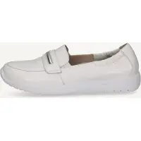 Caprice Slipper, white, made of Leather, Size 36