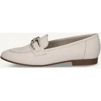 Caprice Slipper, white, made of Leather, Size 37.5