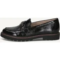 Caprice Slipper, black, made of Leather, Size 39
