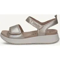 Caprice Sandal, brown, made of Leather without heel, Size 36