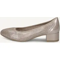 Caprice Pumps, brown, made of Leather with Block heel, Size 40.5