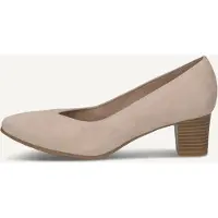 Caprice Pumps, beige, made of Leather with Block heel, Size 38.5
