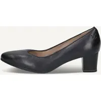 Caprice Pumps, blue, made of Leather with Block heel, Size 41