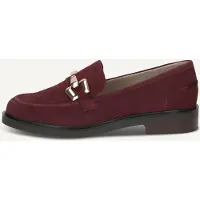 Caprice Slipper, red, made of Leather with Block heel, Size 39