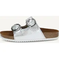 Caprice Mule, silver, made of Leather without heel, Size 37