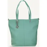 Caprice Satchel, green, made of Leather without heel, Size 1