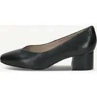 Caprice Pumps, blue, made of Leather with Trapeze heel, Size 42