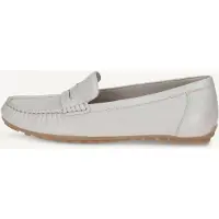 Caprice Moccasin, white, made of Leather without heel, Size 39