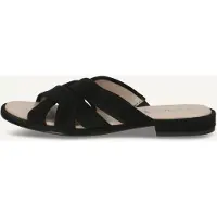 Caprice Mule, black, made of Leather with Block heel, Size 40