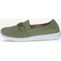Caprice Slipper, green, made of Leather, Size 37