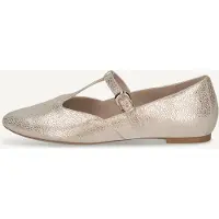 Caprice Slipper, gold, made of Leather with Block heel, Size 38.5