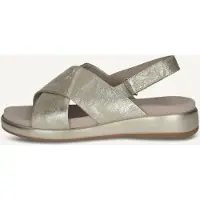 Caprice Sandal, metallic, made of Leather without heel, Size 40