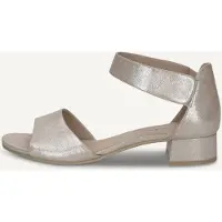 Caprice Heeled sandal, brown, made of Leather with Block heel, Size 40.5
