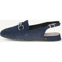Caprice Ballerina, blue, made of Leather and synthetic with Trapeze heel, Size 37