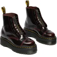 Dr. Martens Snørestøvletter 'Sinclair' vinrød