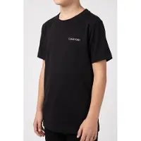 Calvin Klein T-shirt - Logo - Sort - - 8 år (128) - T-Shirt