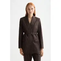 Scotch & Soda Double Breasted Lurex Pinstripe Blazer