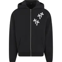 Mister tee Mary Cross Sweatshirt Med Lynlås