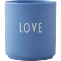 Design Letters favoritkop 25 cl Love-sky blue