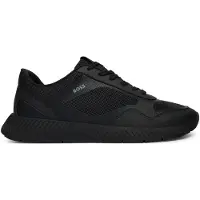 BOSS Sneakers i mesh med rillet sål