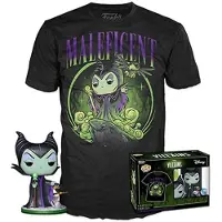 Funko POP! Disney T-shirt Og Eksklusiv Figur Villanas Maleficent