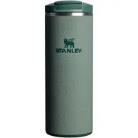 Stanley The Transit Fliptop Mug 12oz, Hammertone Green 10-13063-020 insulated mug with flip lid, 350 ml