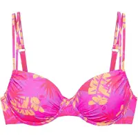 Venice beach Bikinioverdel lilla / lyseorange / pink / mørk pink