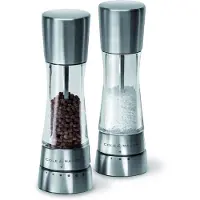 Cole & Mason Derwent salt- og peberkværnsæt 19 cm Sølv