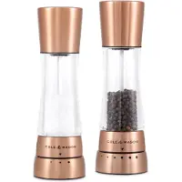 Cole and mason Salt og peberkværnesæt DERWENT 19 cm, kobber,