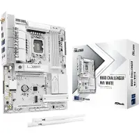 Asrock B860 Challenger WiFi White Bundkort - Intel B860 - Intel LGA1851 - DDR5 RAM - ATX