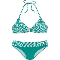 Jette Bikini jade / hvid