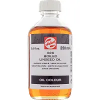 Talens boiled linseed oil 026, flaske