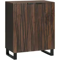 vidaXL TV-skab med skuffe Flerfarvet 60 x 30 x 24 cm Massivt mangotræ