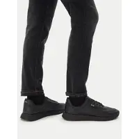 BOSS BOSStil mænd. 50568772 Titanium Runn-løbesko, sort (44), Fast, Blonder, Casual