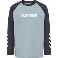 Hummel Funktionsskjorte marin / lyseblå / hvid