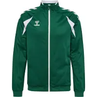 Hummel Sportssweatjakke mørkegrøn / hvid