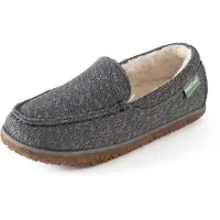 Minnetonka Slipper mørkegrå